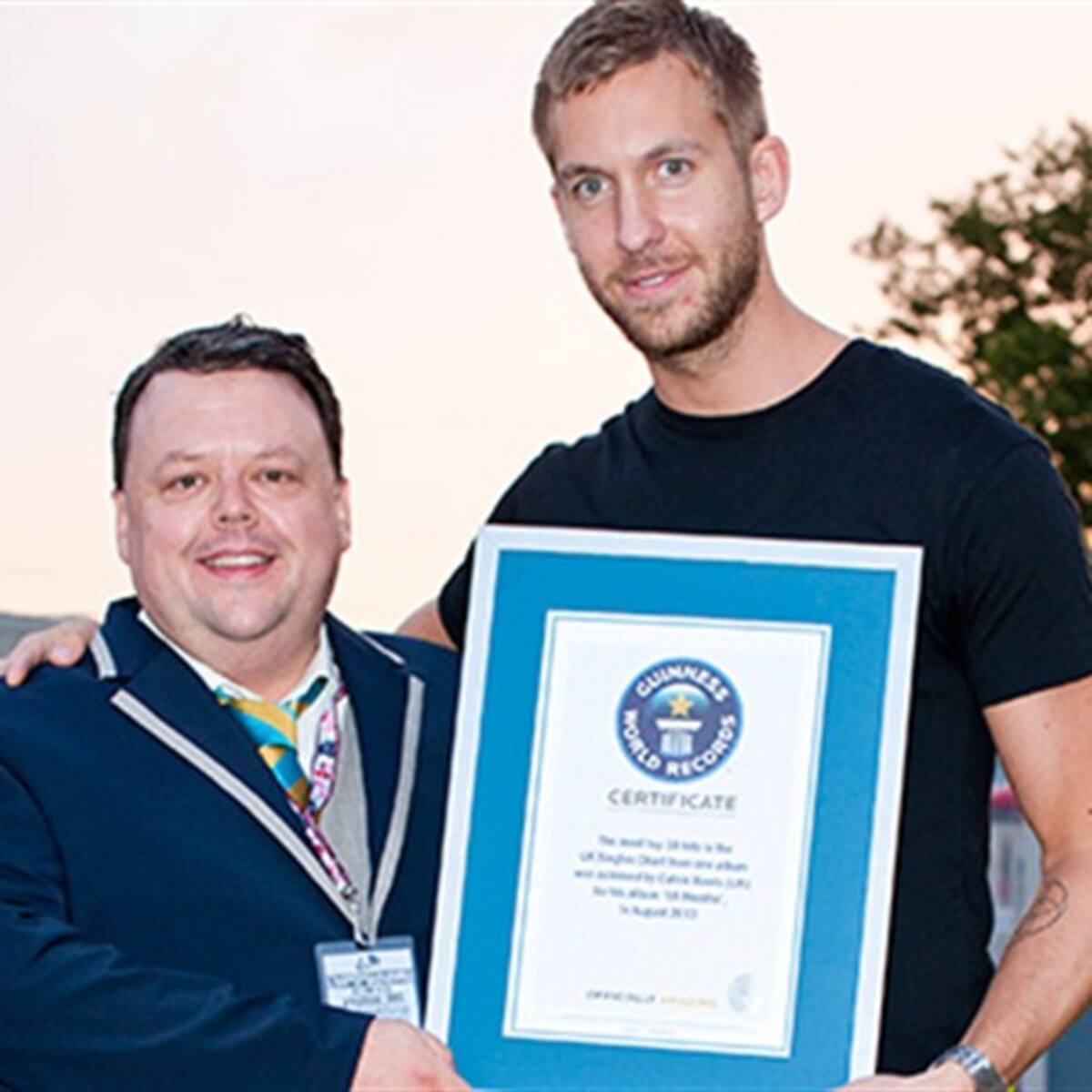 El record Guinnes de Calvin Harris