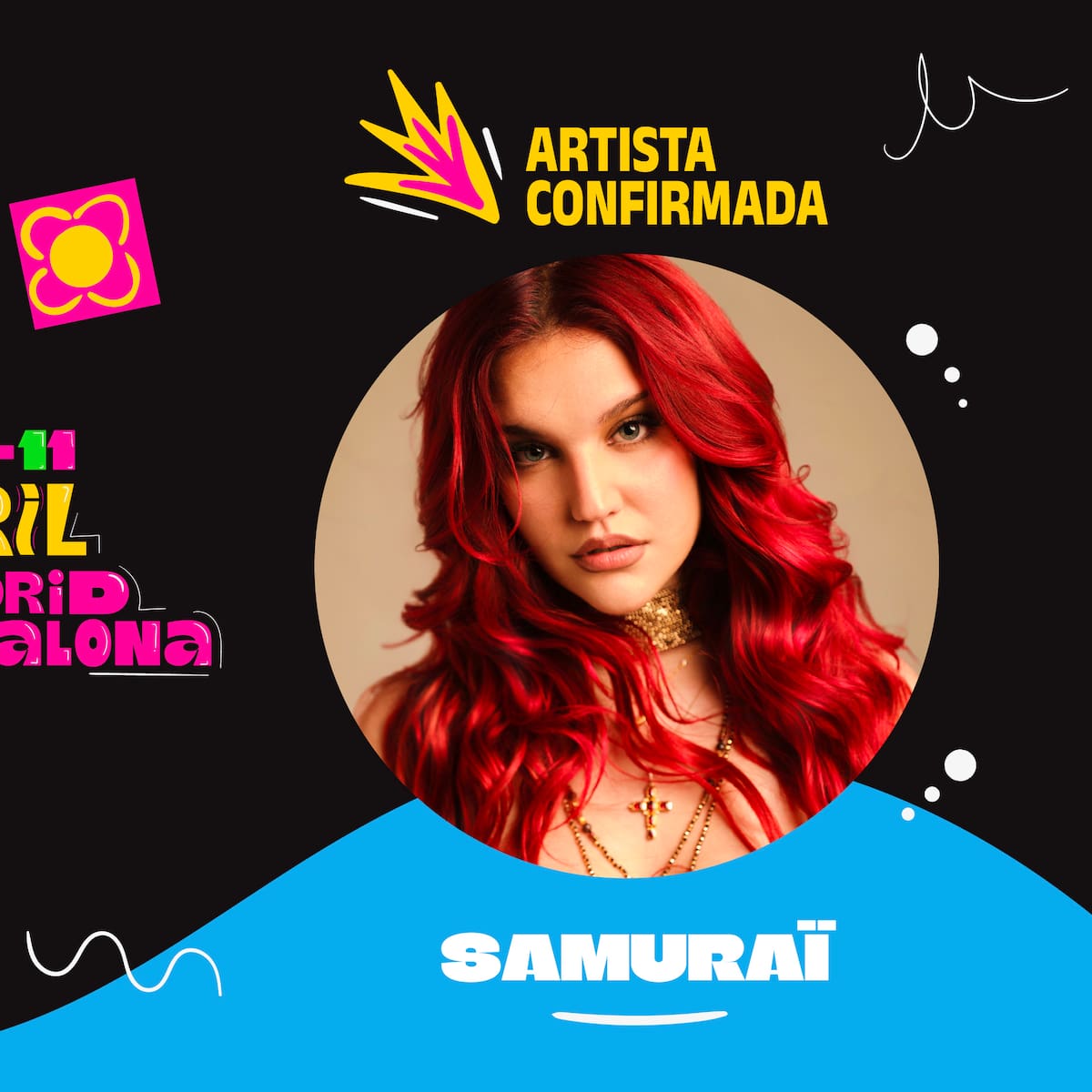 Samuraï, artista confirmada para LOS40 Primavera Pop 2026