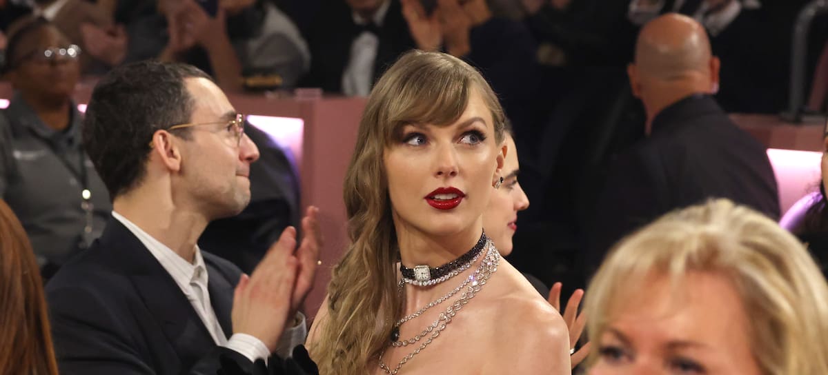 Taylor Swift en los Premios GRAMMY de 2024.
