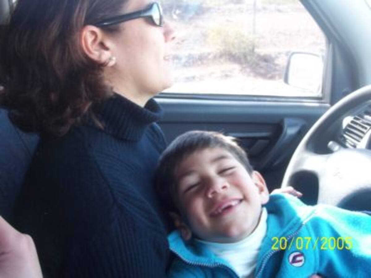 Marisela y su hijo