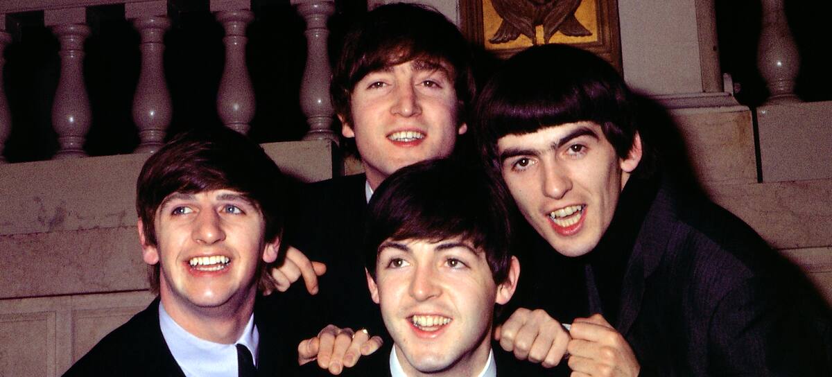 The Beatles en 1964.