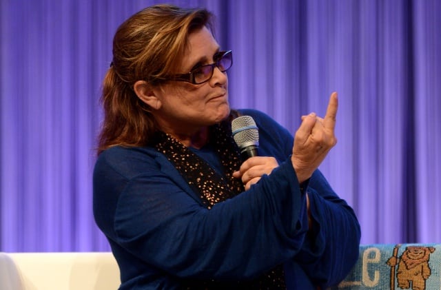 Carrie Fisher, experta en peinetas (verbales y gestuales)