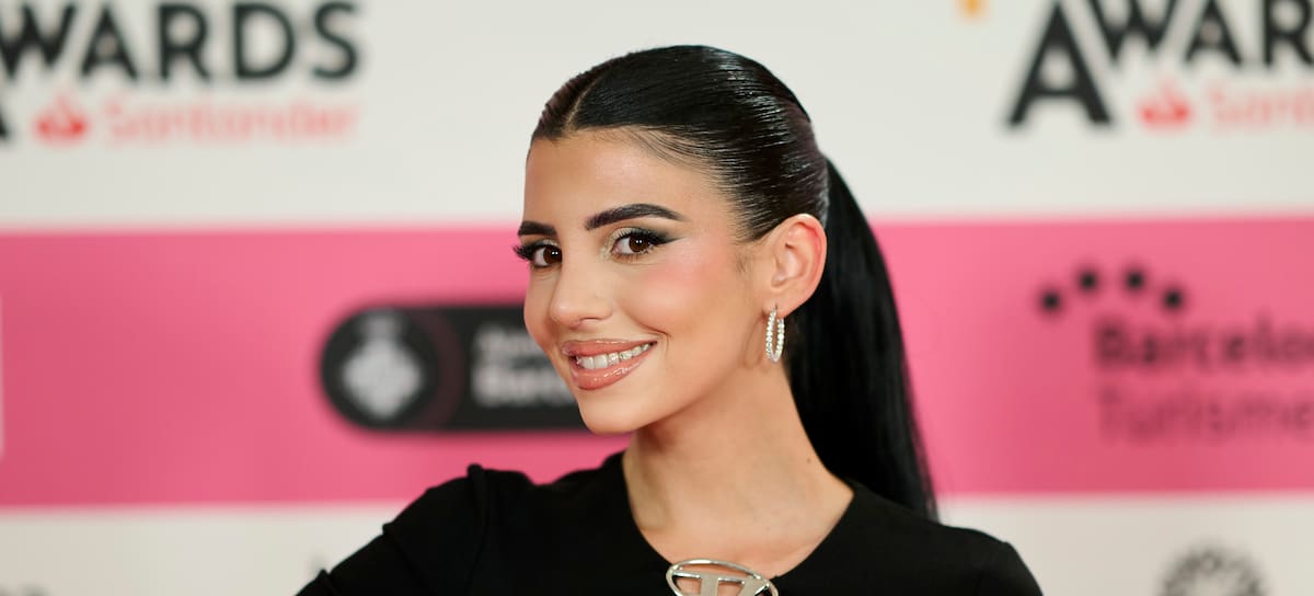 Naiara en la alfombra roja de LOS40 Music Awards en Barcelona, octubre 2024