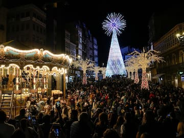 Horario del encendido del alumbrado de Navidad 2025 en Vigo: a qué hora y dónde ver las luces