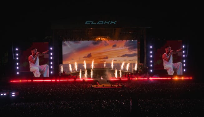 Rels B en su concierto en el Foro Sol de México