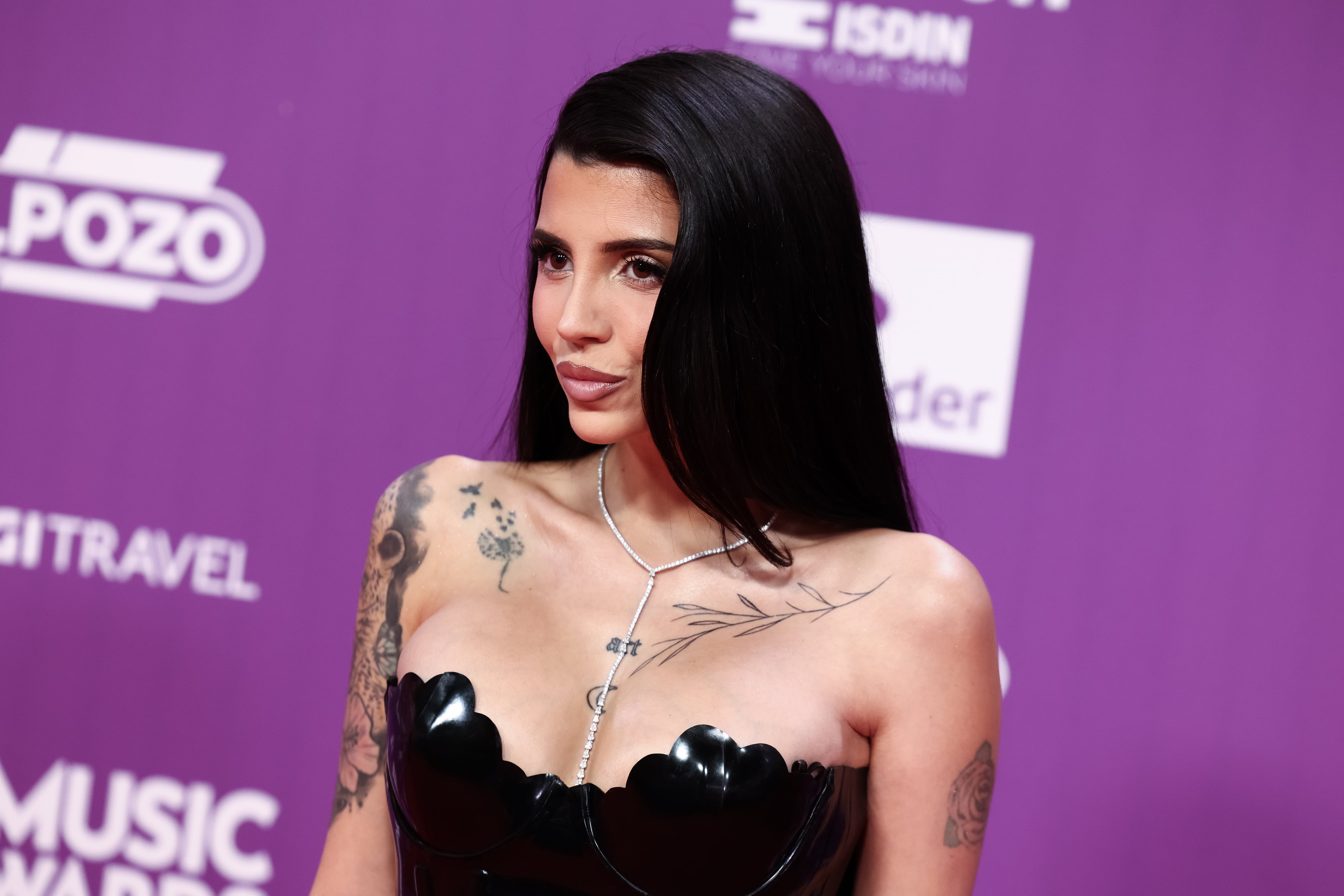 Naiara en la alfombra de LOS40 Music Awards Santander 2025 en el Roig Arena en Valencia. / Aldara Zarraoa/WireImage