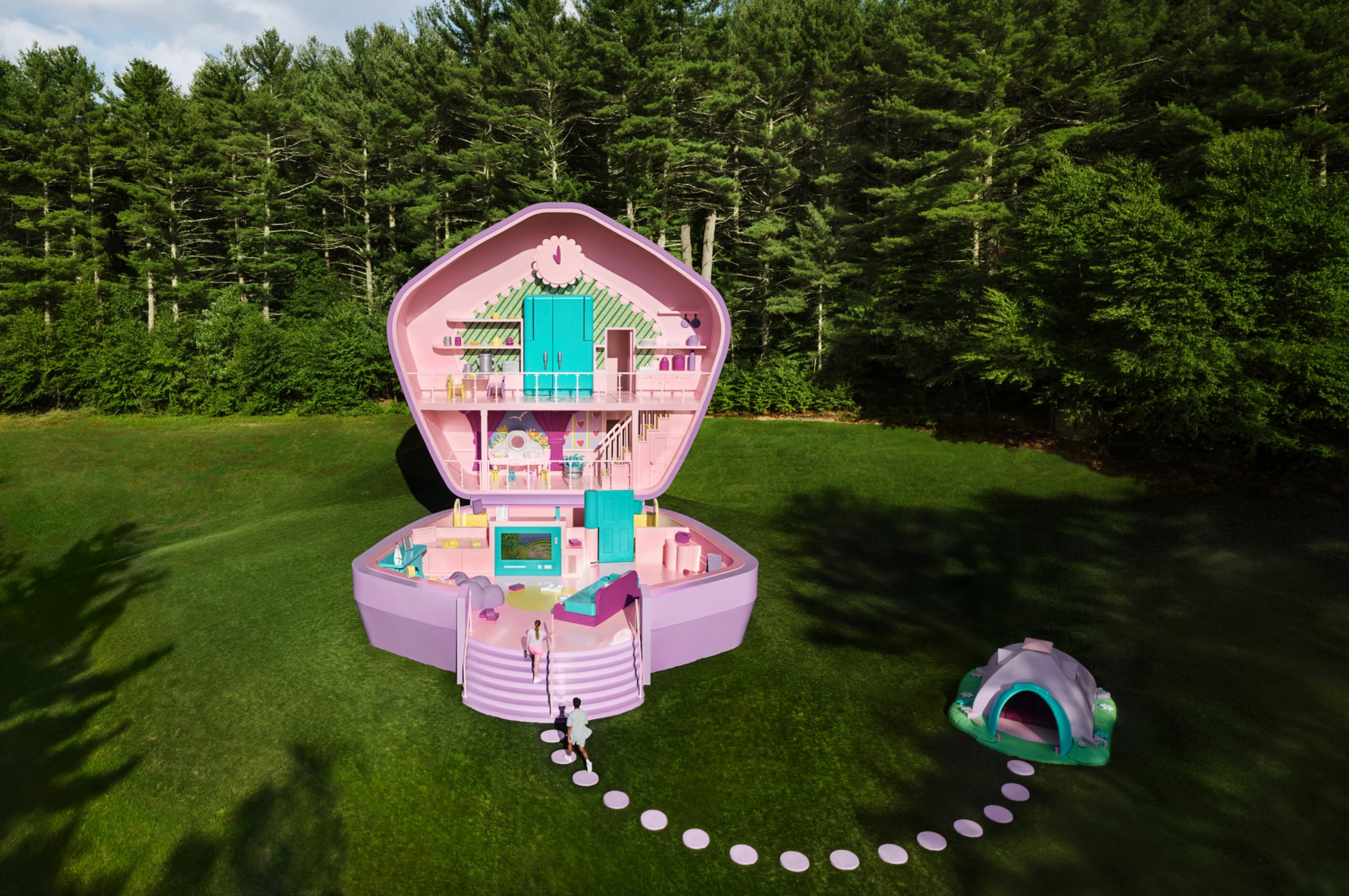 Casa de Polly Pocket a tamaño real