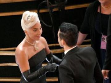 Lady Gaga le hizo un gran favor a Rami Malek en los Oscars