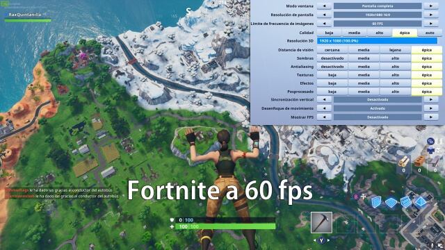 Excelente para jugar Fortnite