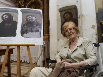Muere Cecilia Giménez, la famosa restauradora del Ecce Homo, a los 94 años