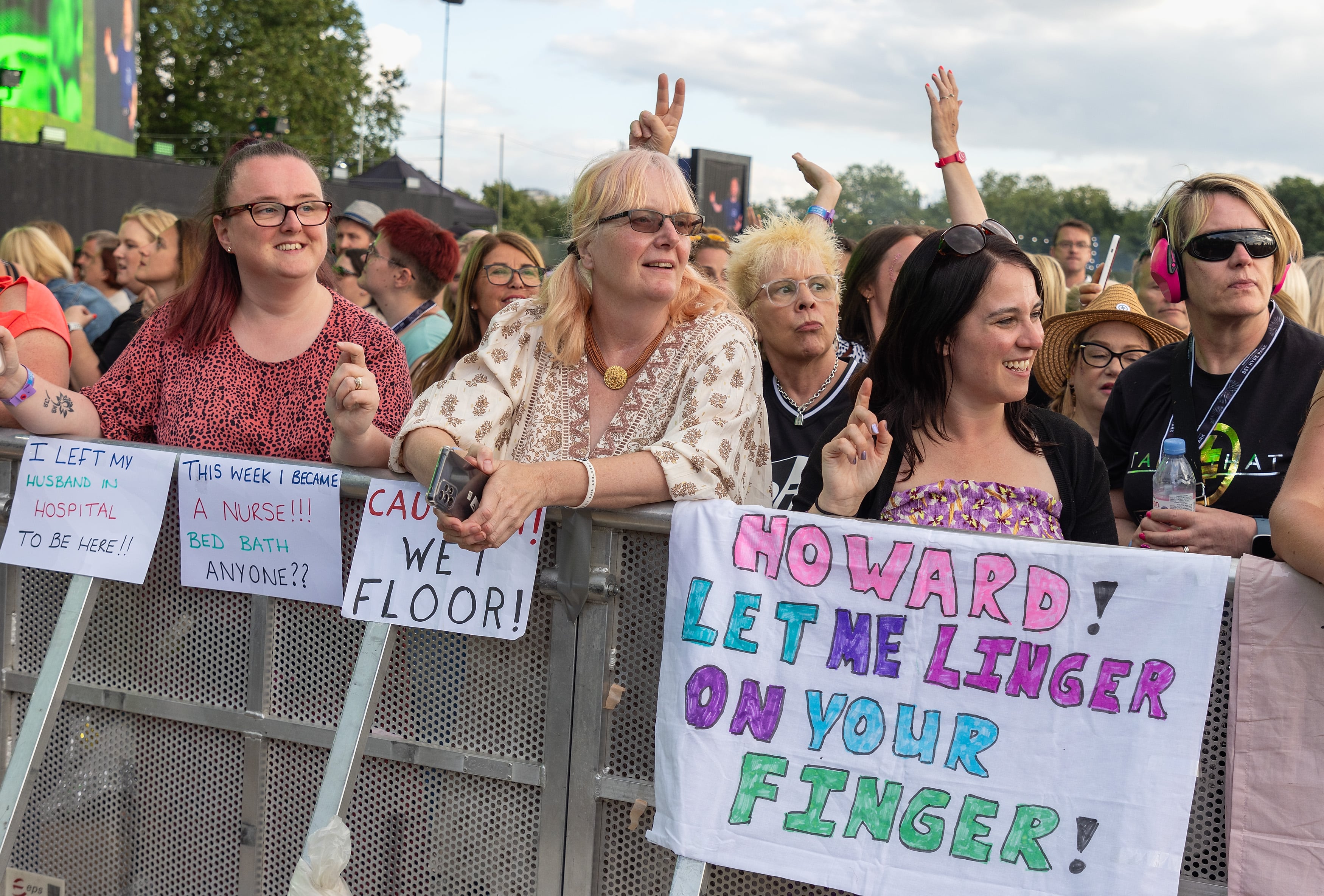 Fans de Take That en Londres, 2023. (Photo by Jo Hale/Redferns)