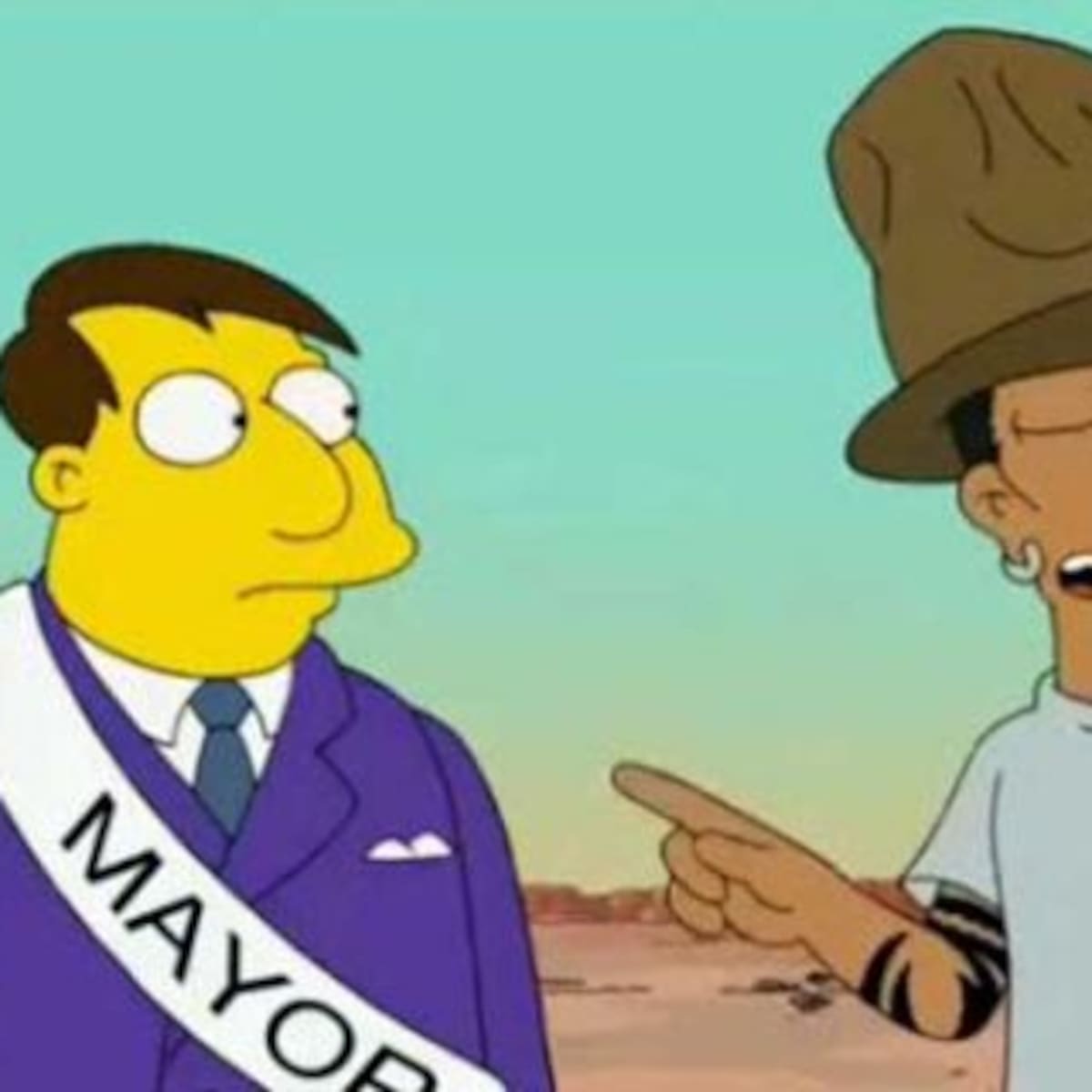 Pharrell Williams en Los Simpsons