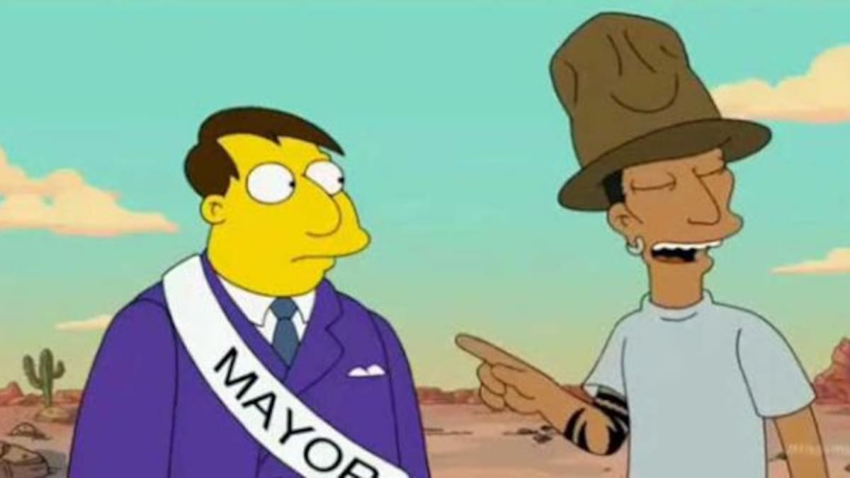 Pharrell Williams en Los Simpsons