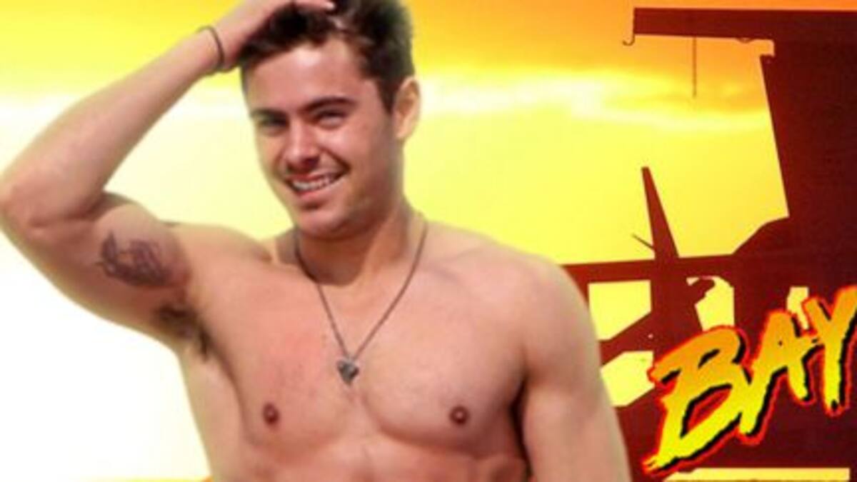 La caída de Zac Efron en el rodaje de Baywatch