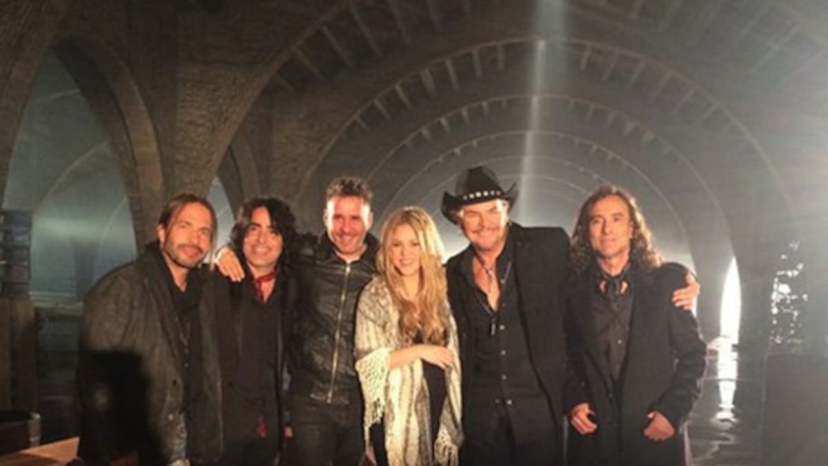 Shakira y Maná ya grabaron