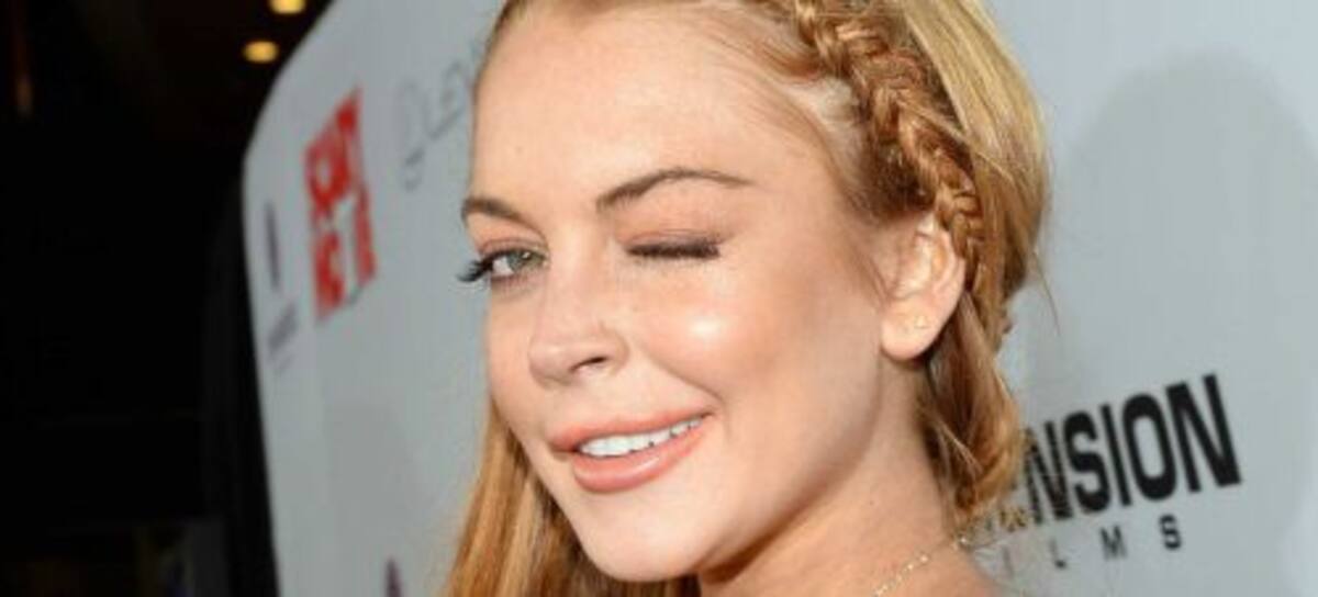 ¿Lindsay Lohan en ropa interior?