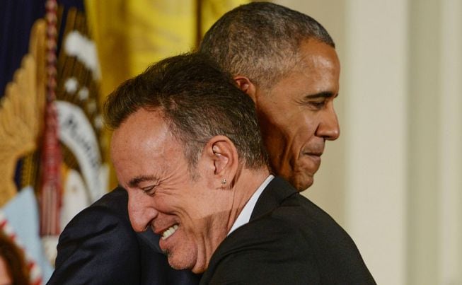 Obama y Springsteen, en 2016.