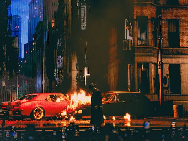 Rauw Alejandro actuando durante el 'Cosa Nuestra Tour' en Barcelona.