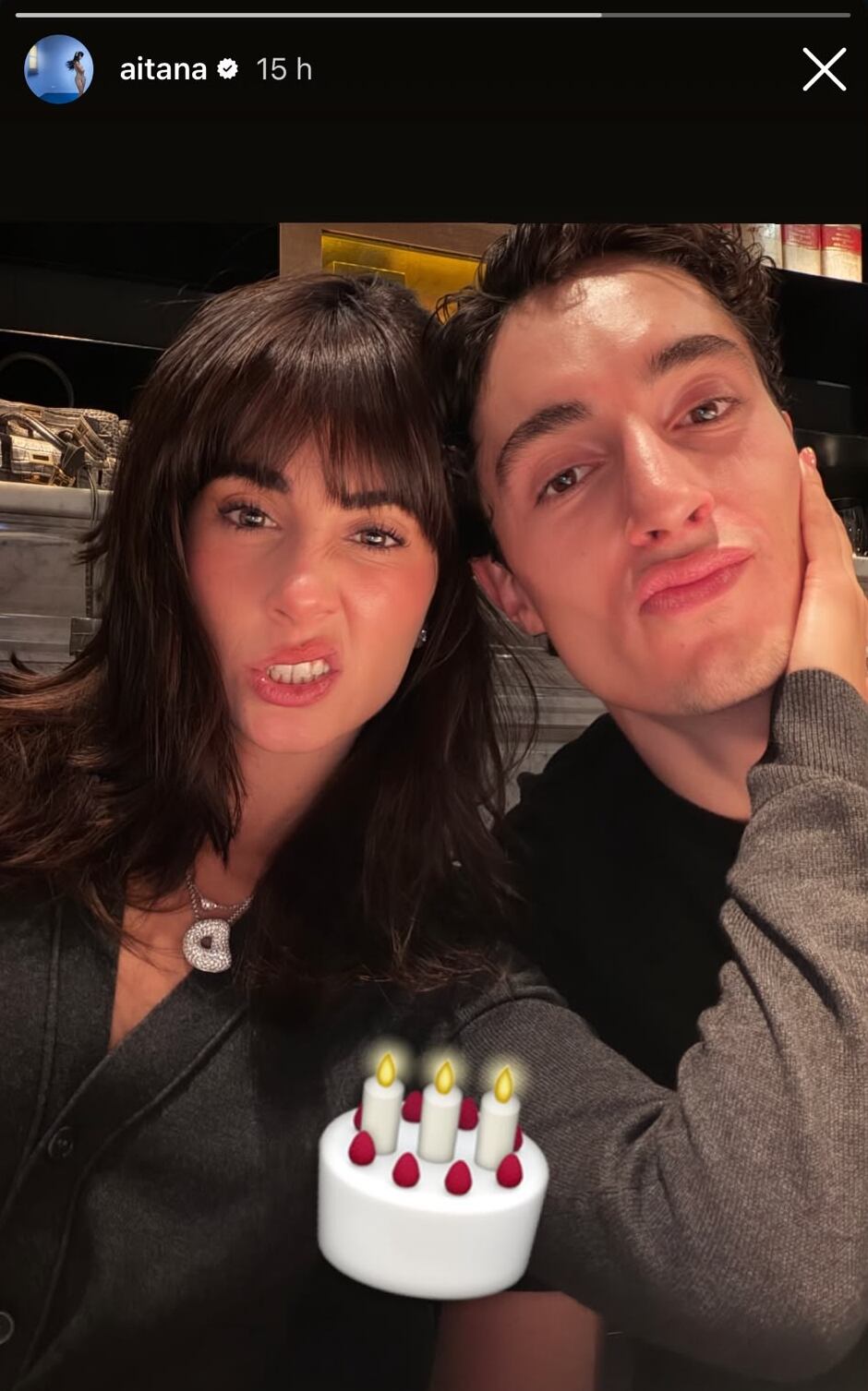Aitana y Plex en una foto de Instagram