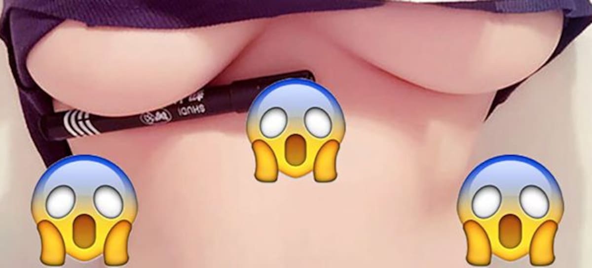 Underboob Pen Challenge