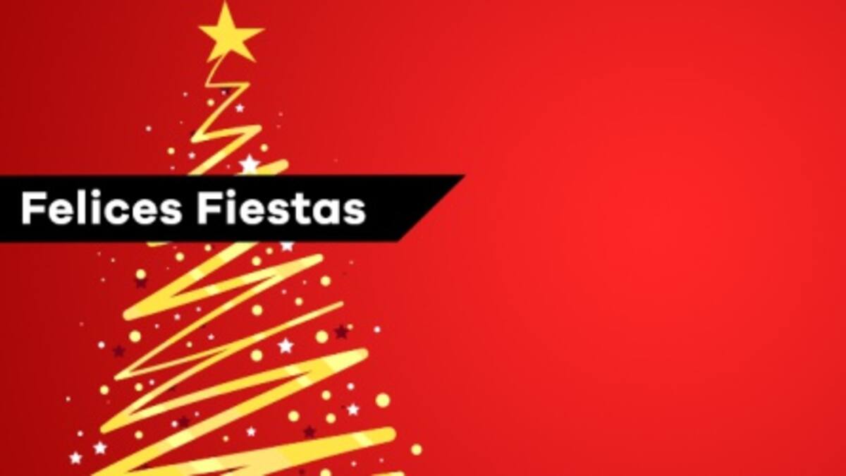 ¡Feliz Navidad y Próspero año Nuevo!