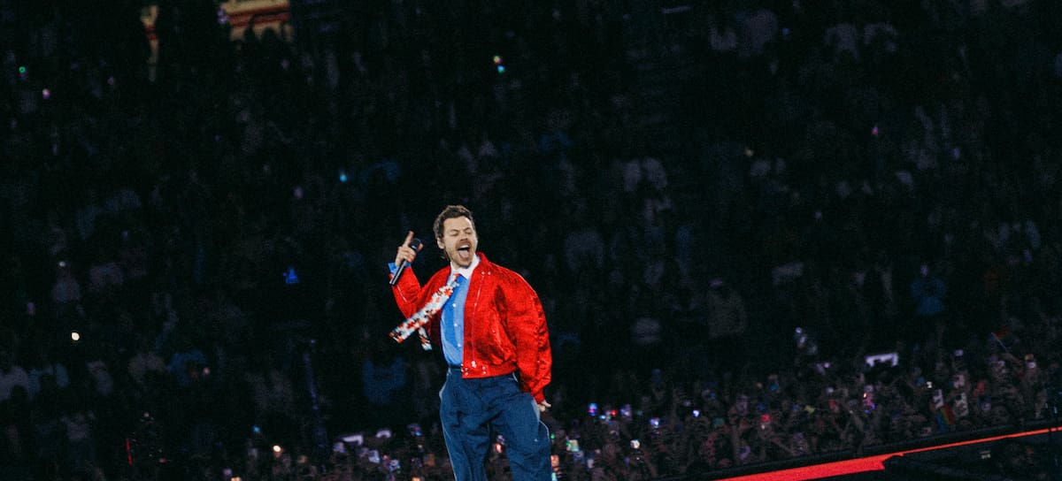 Harry Styles en concierto, durante su gira Together, Together Tour en el estadio Johan Cruijff Arena. Ámsterdam (Países Bajos), mayo de 2026.