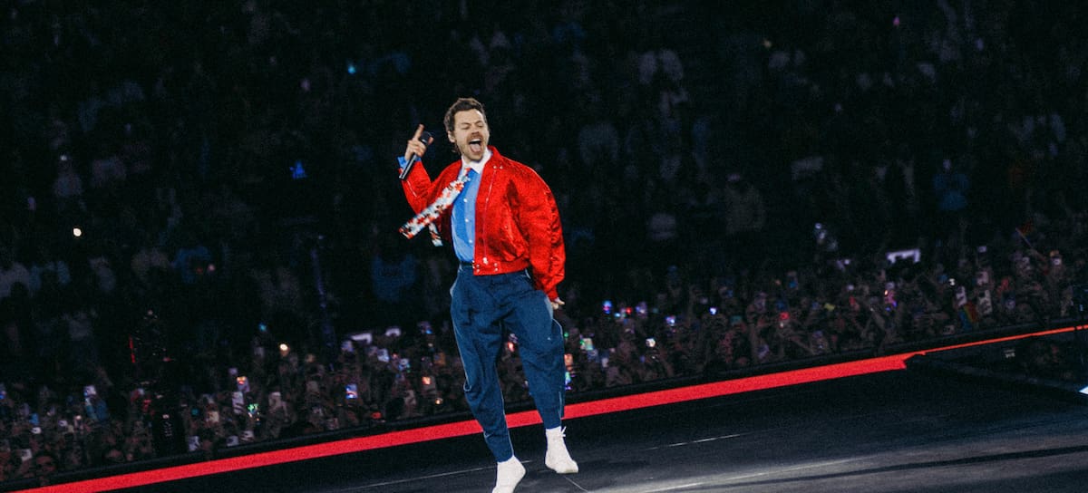 Harry Styles en concierto, durante su gira Together, Together Tour en el estadio Johan Cruijff Arena. Ámsterdam (Países Bajos), mayo de 2026.