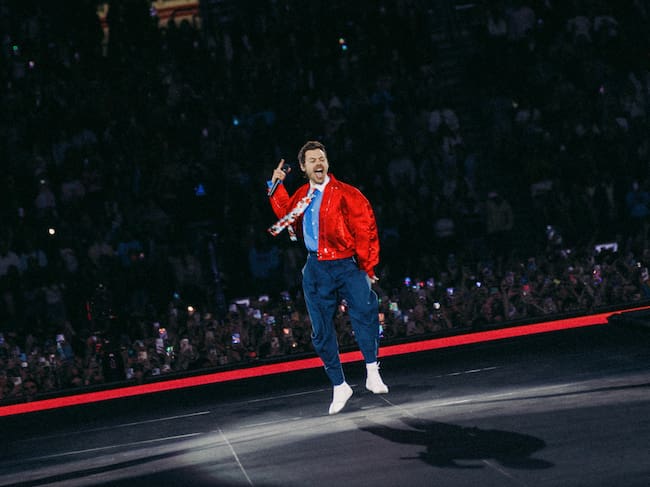 Harry Styles en concierto, durante su gira Together, Together Tour en el estadio Johan Cruijff Arena. Ámsterdam (Países Bajos), mayo de 2026.