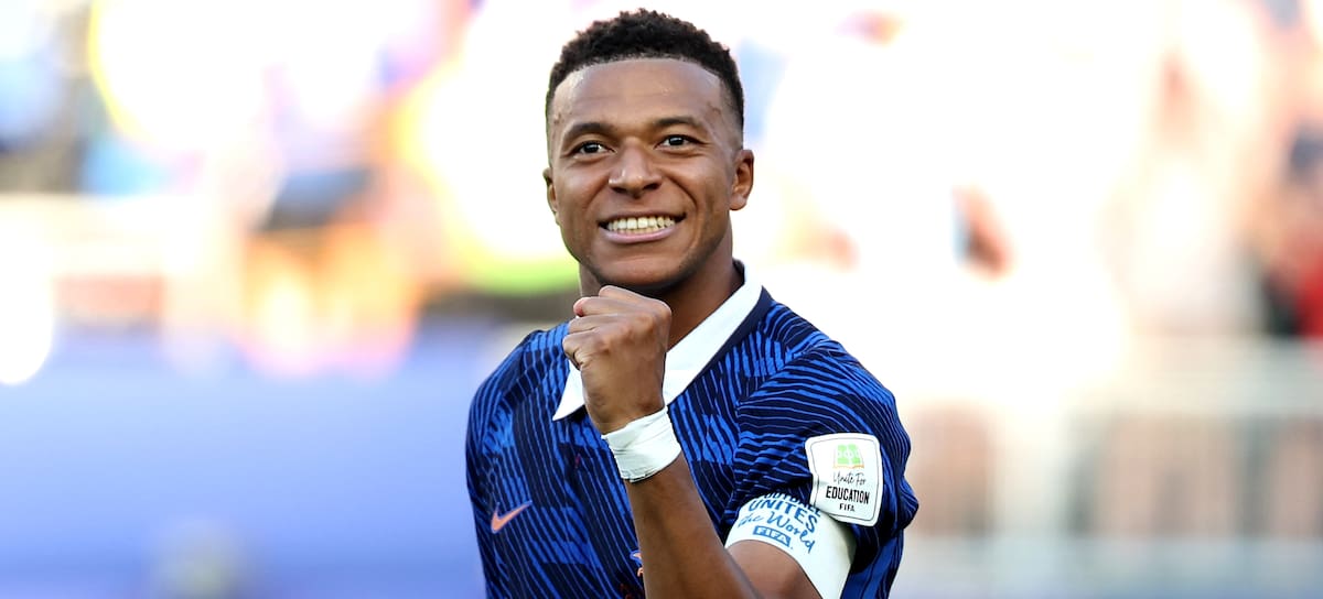 Mbappé durante el Mundial.
