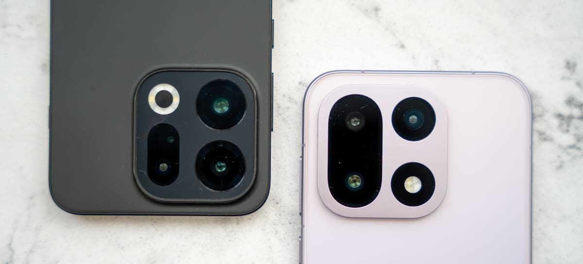 izq, Oppo Find x9 / dcha, OnePlus 15