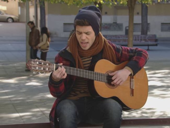 Ignacio era Carlos en 'Vive cantando'. Desde pequeño ya aprendió a tocar la guitarra
