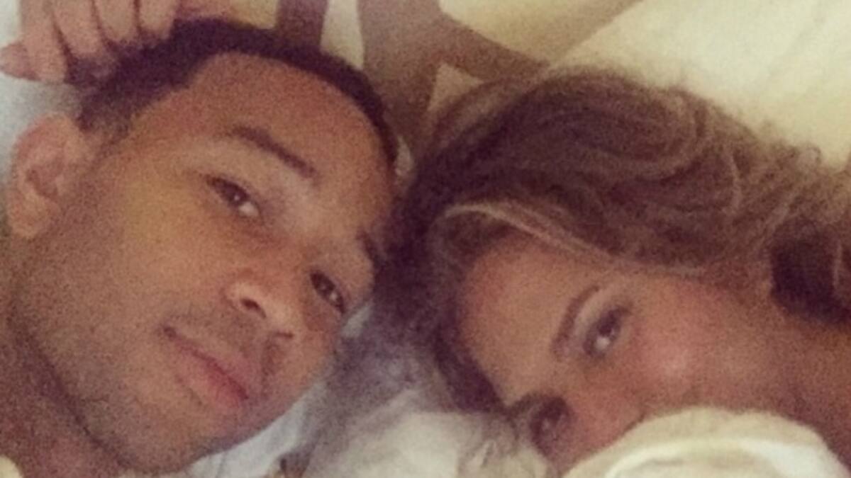 John Legend durmió con su Óscar la noche del domingo
