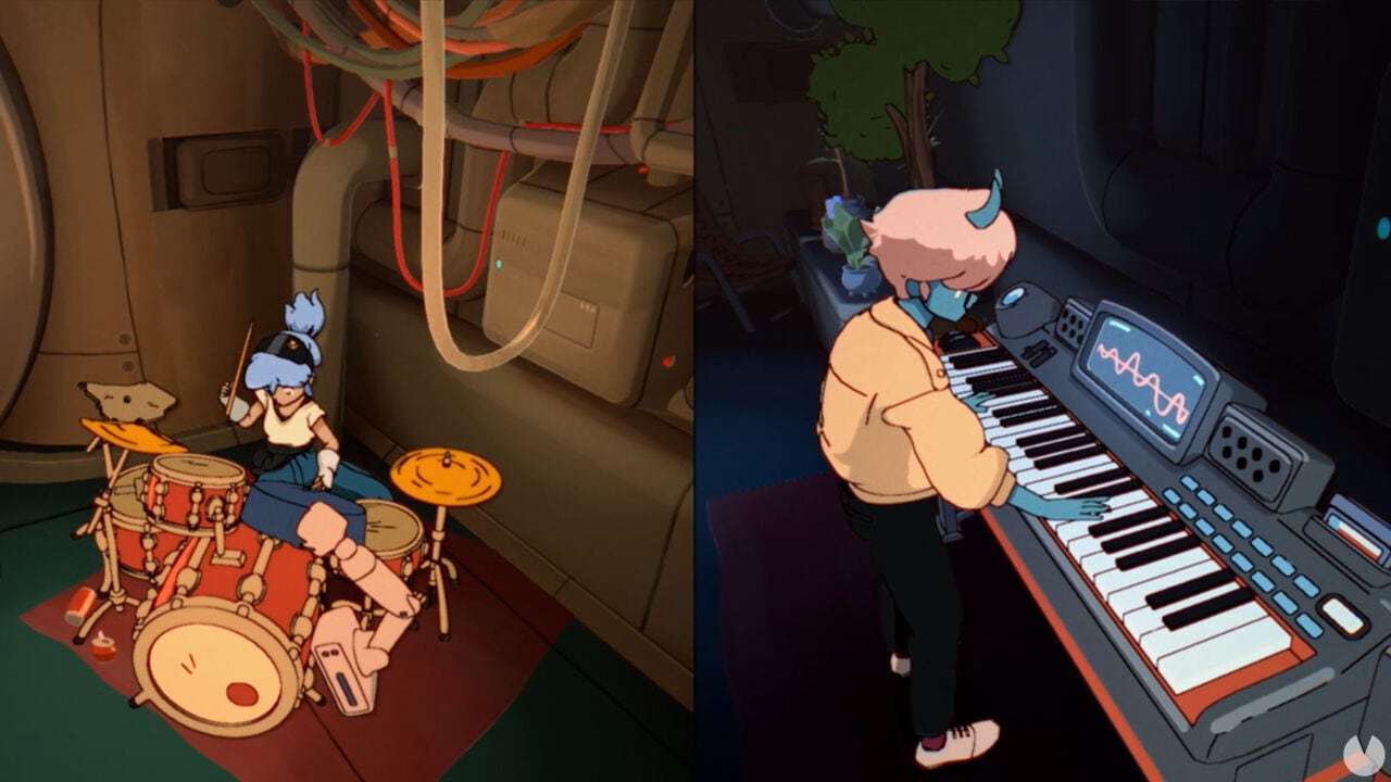 Orbitals, el juego que te obliga a compartir la emoción y te mete en una peli de anime de los 90.