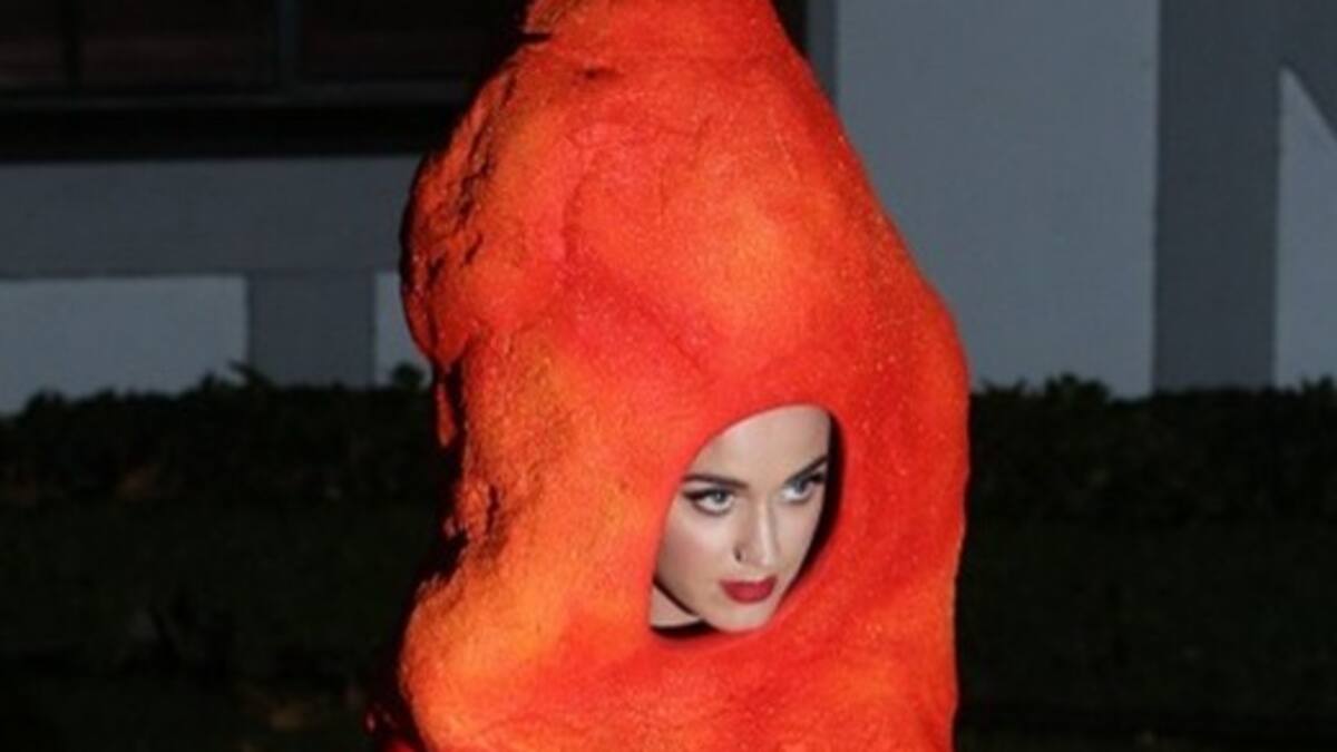 El extraño disfraz de Katy Perry