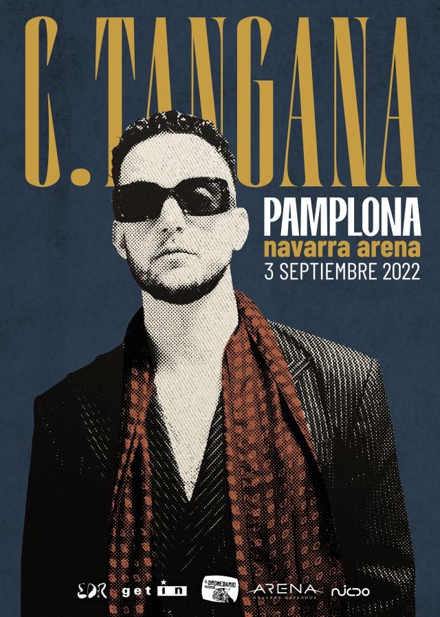 Cartel de C. Tangana en Pamplona