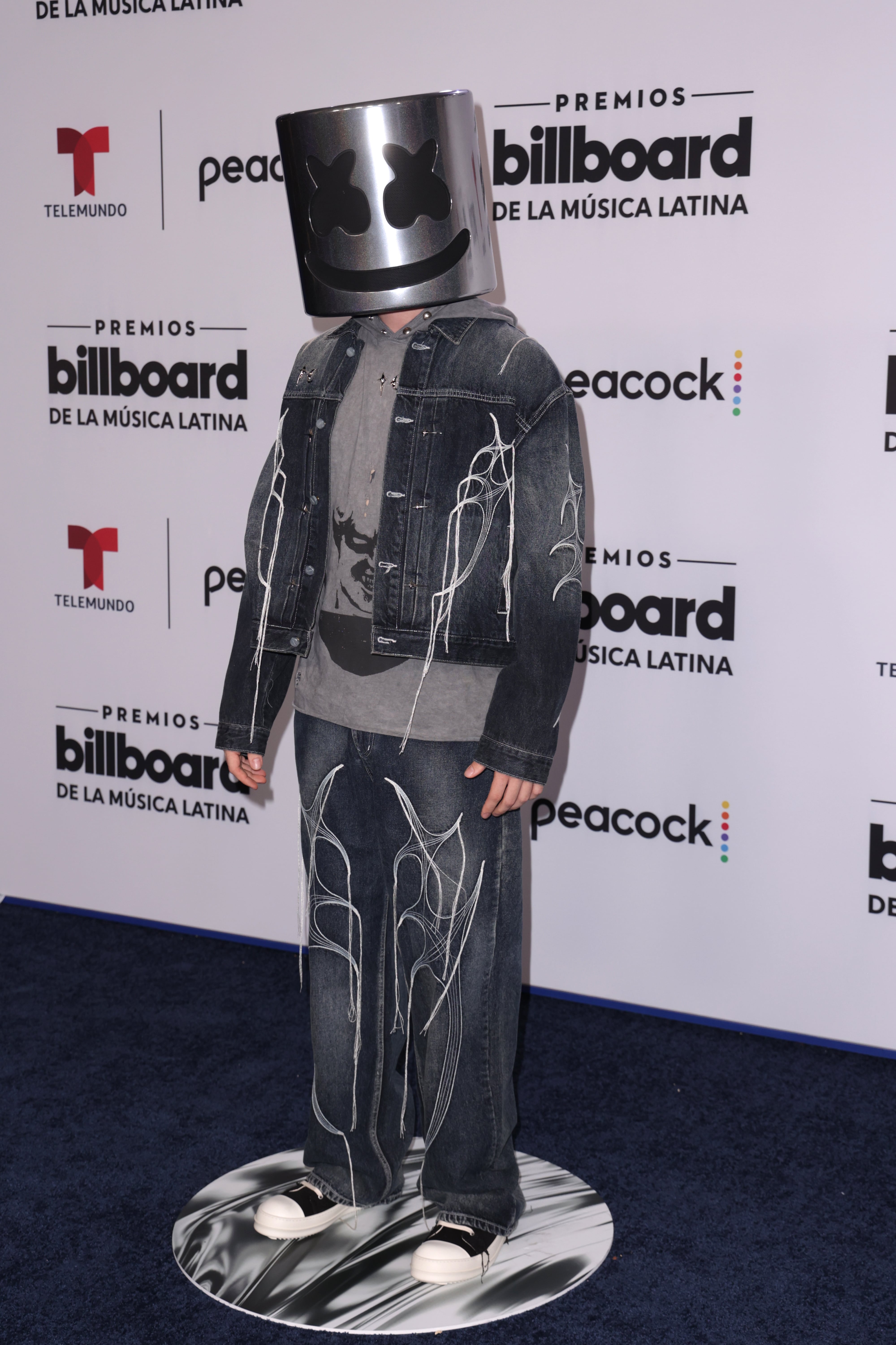 Marshmello, en los Premios Billboard de la música latina 2023.