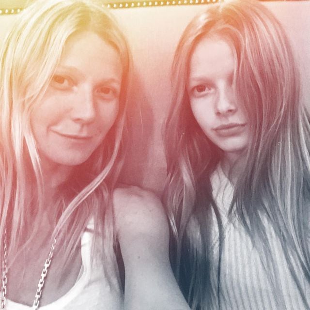 Gwyneth Paltrow y su hija Apple comparten secretos de belleza (Instagram).