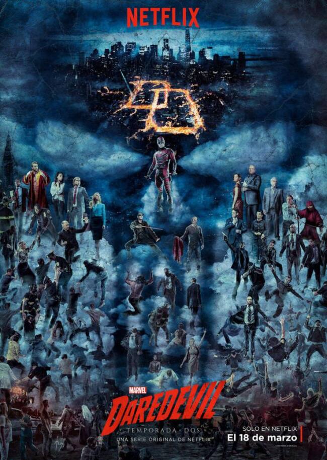 Poster oficial de la T2 de 'Daredevil'