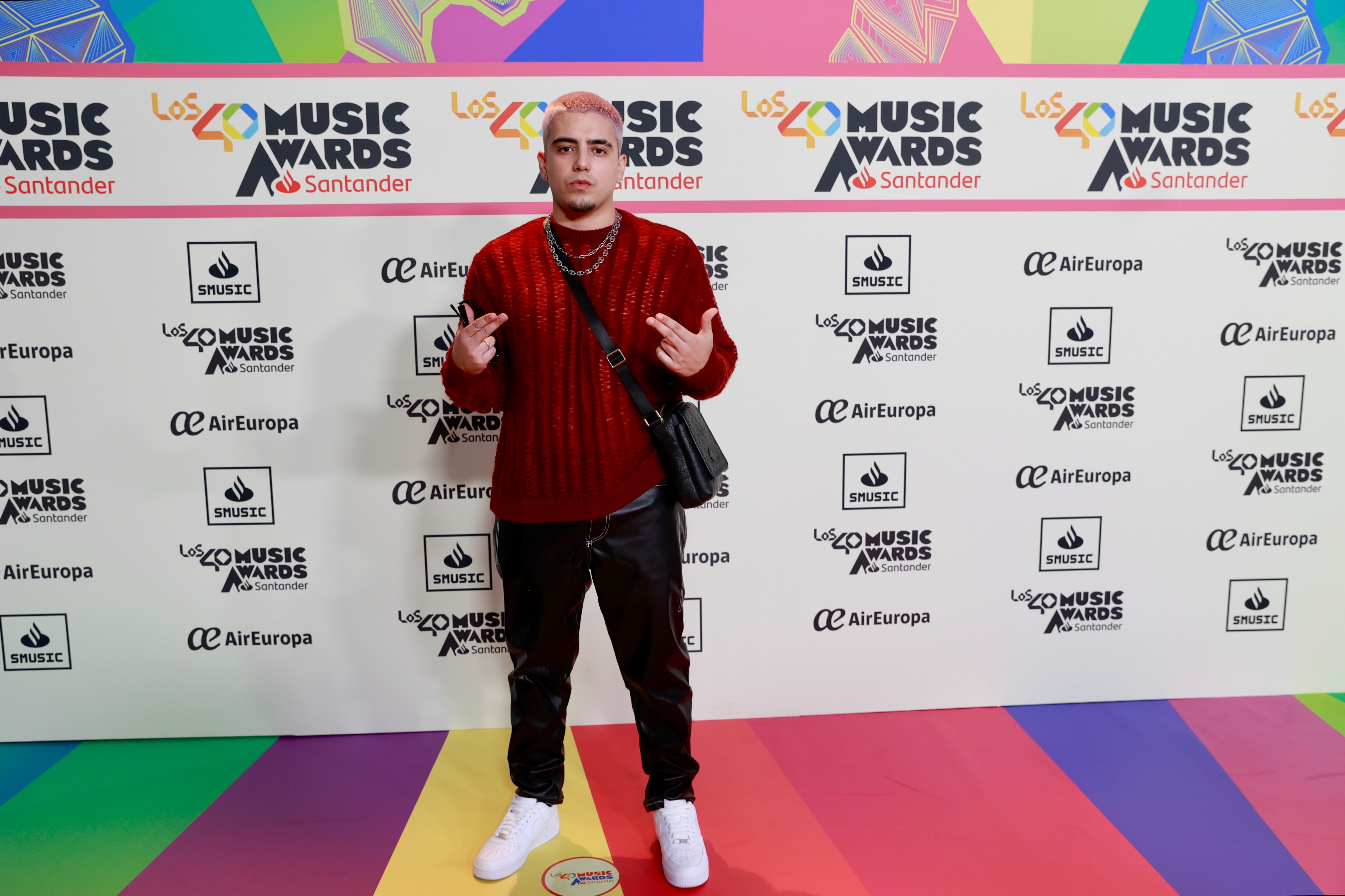 Francis, en la cena de nominados de LOS40 Music Awards Santander 2023.