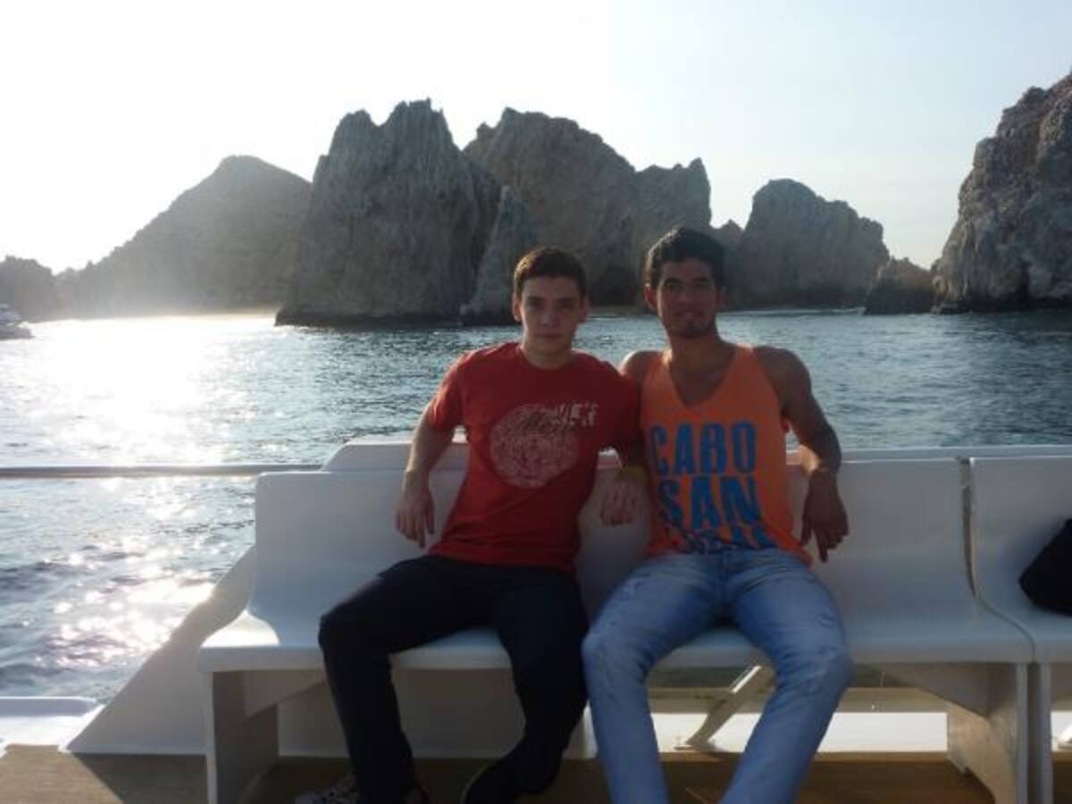 Santi en Los Cabos, México.