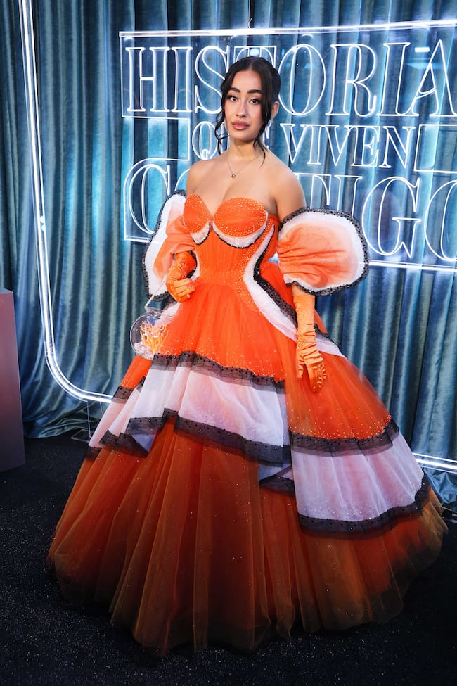 Marina Rivers en la Gala de Navidad de Disney Plus