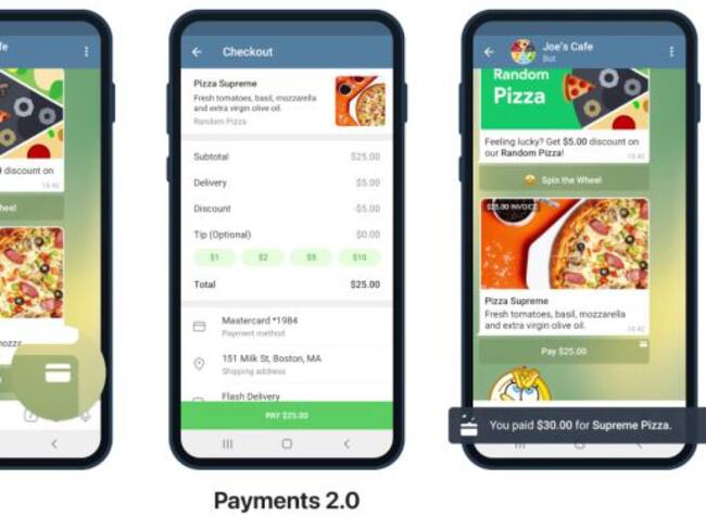 Ahora puedes pagar con Telegram.