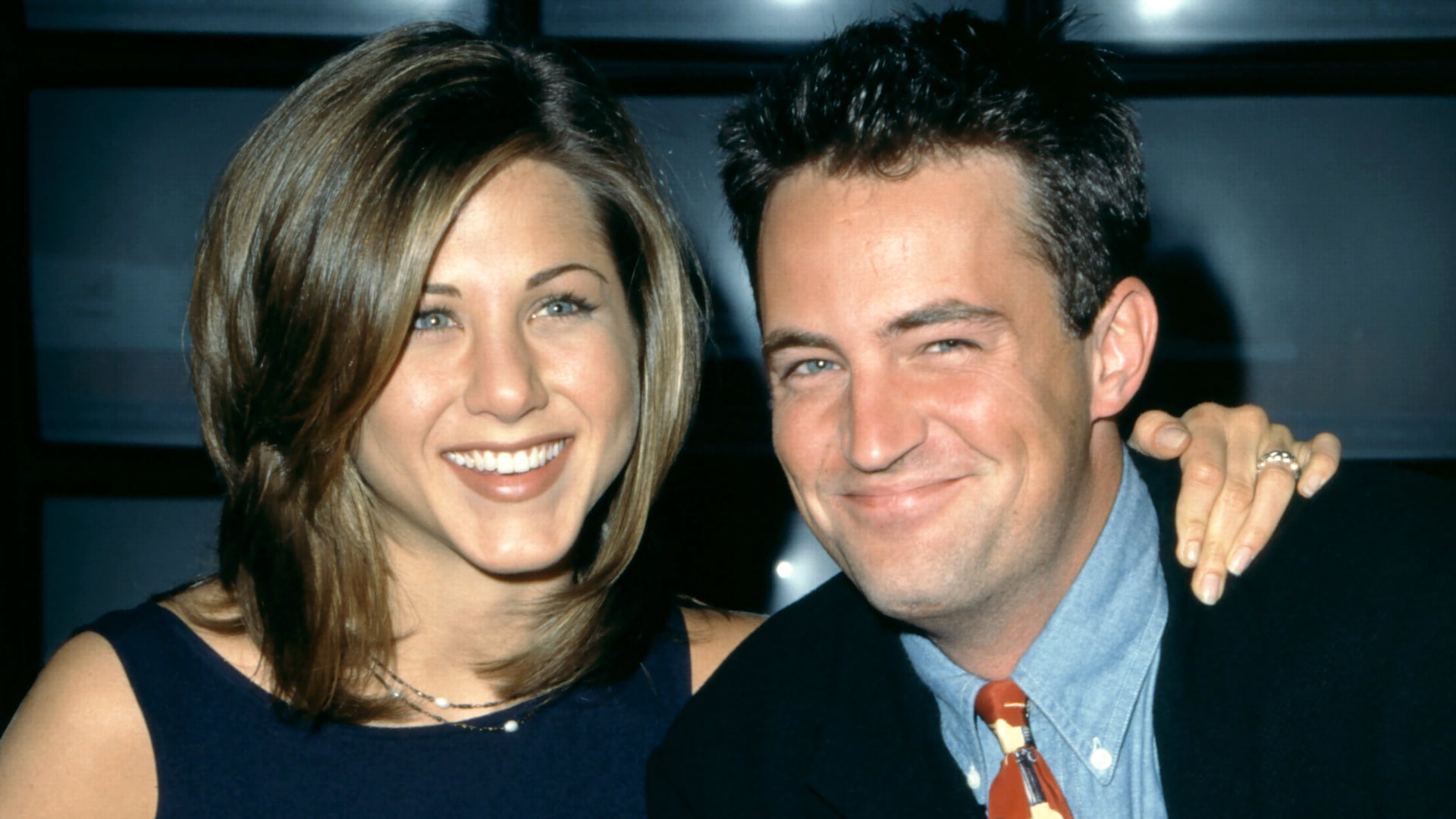 Jennifer Aniston y el actor Matthew Perry