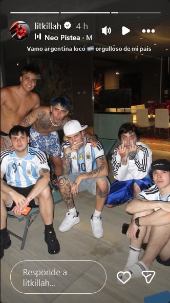 Lit Killah se pronuncia tras la derrota argentina en el Mundial 2026.