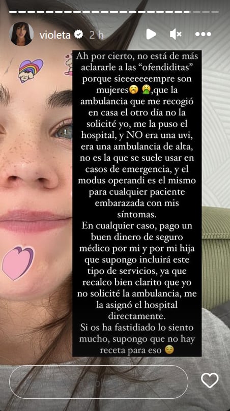 Violeta Mangriñán en Instagram