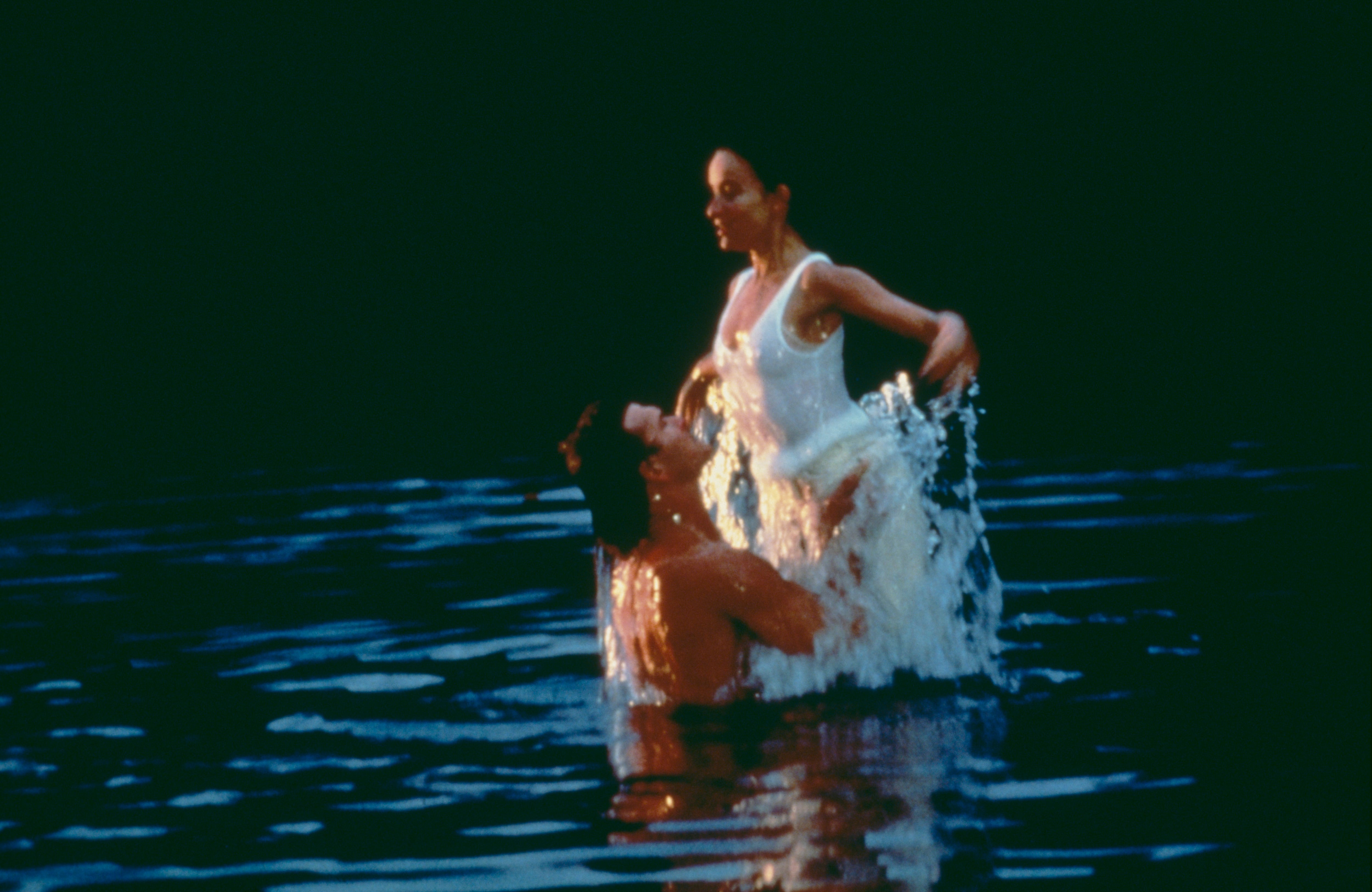Fotogramas de Dirty Dancing con Patrick Swayze y Jennifer Grey.