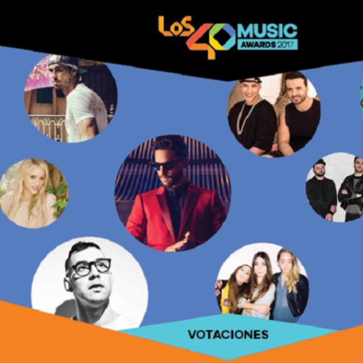 ¡Estos son los nominados de LOS40 Music Awards!