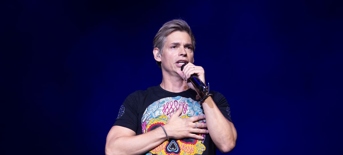 Carlos Baute en un concierto en Madrid en 2024