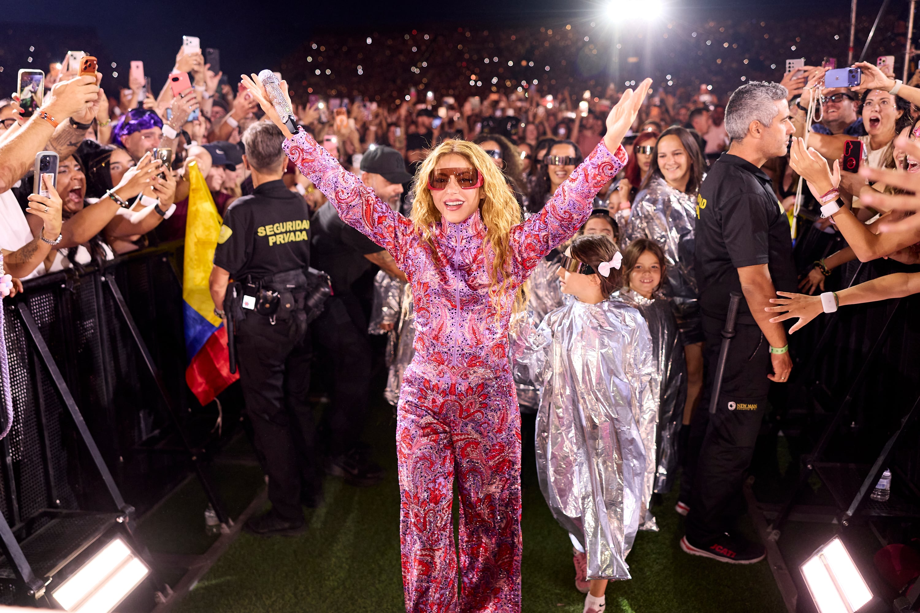Shakira en la primera noche de sus 12 conciertos en la residencia europea, con 'LMYNL World Tour' que ha establecido en Madrid, 18 de septiembre de 2026.