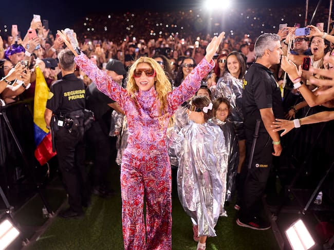 Shakira en la primera noche de sus 12 conciertos en la residencia europea, con 'LMYNL World Tour' que ha establecido en Madrid, 18 de septiembre de 2026.
